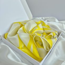 Écharpe en soie "Jaune"